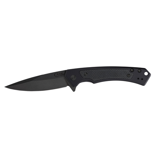 Black Anodized Aluminum S35VN Drop Point DLC-Coated Blade Marilla®