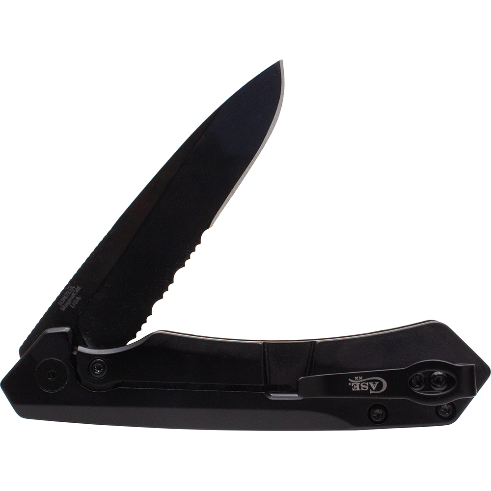 Mission Series Marbled Carbon Fiber MagnaCut Spear DLC-Coated Serrated Blade Kinzua® - Image 2