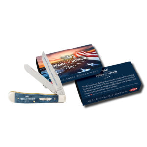 MEDAL OF HONOR SERIALIZED MEDITERRANEAN BLUE BONE TRAPPER GIFT SET