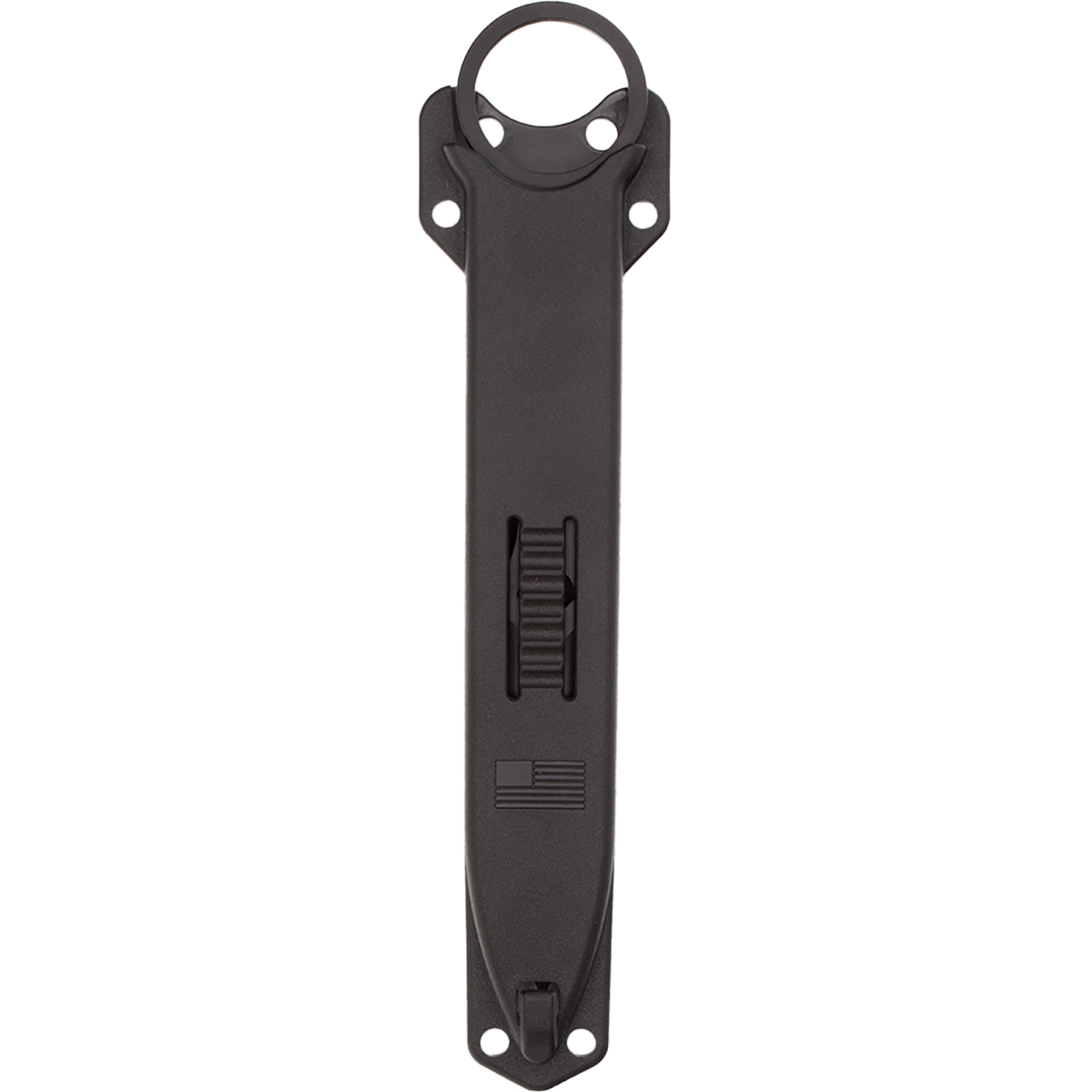 Vest Dagger with Multi-Compatible Injection-Molded Sheath – 440C Stainless Steel, Black Cerakote - Image 3