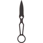 Vest Dagger with Multi-Compatible Injection-Molded Sheath – 440C Stainless Steel, Black Cerakote